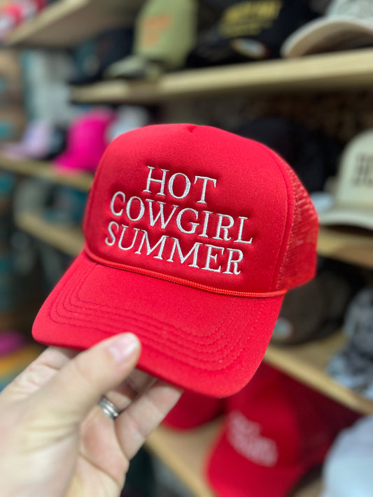 Hot Cowgirl Summer | Trucker Red