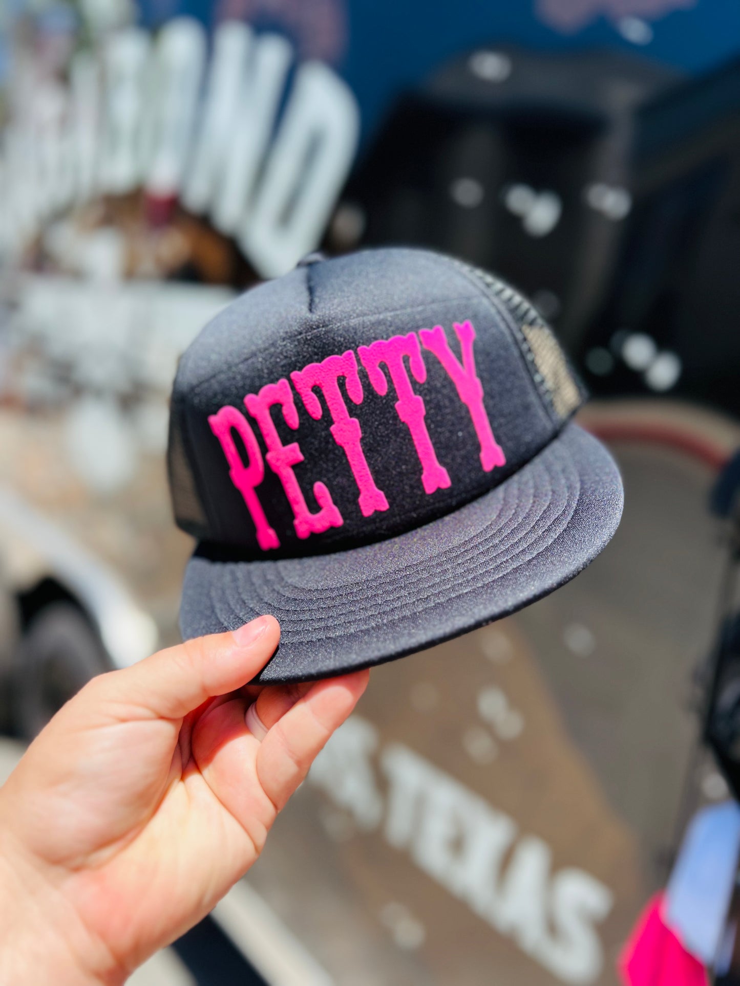 PETTY | PINK ON BLACK
