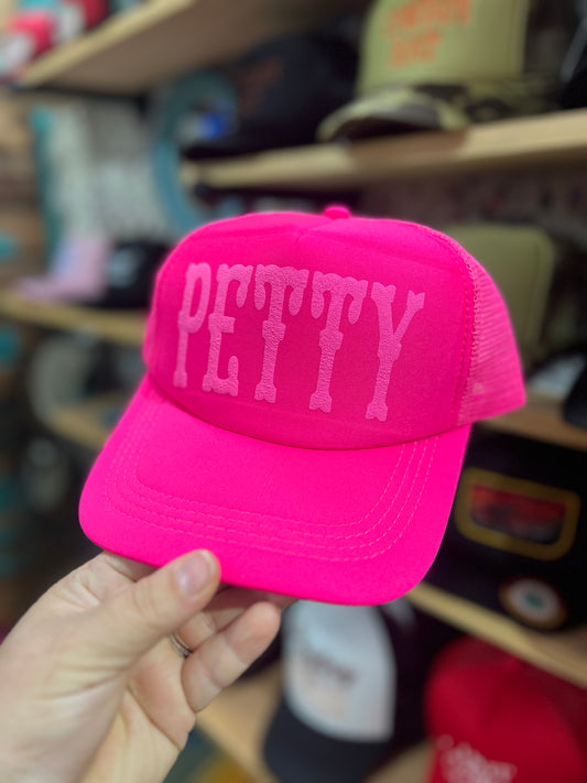 Petty Pink on Pink | Trucker Hot Pink
