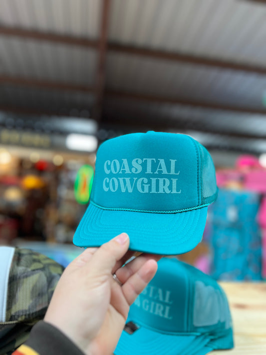 Coastal Cowgirl | Trucker Teal