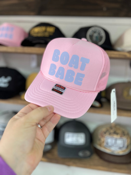 Boat Babe | Pink Trucker